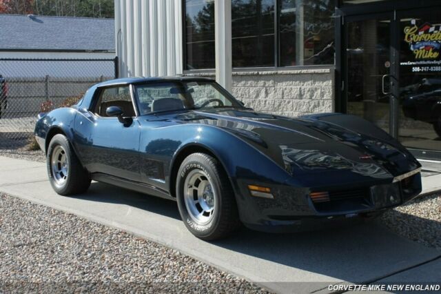 1981 Blue Chevrolet Corvette Coupe