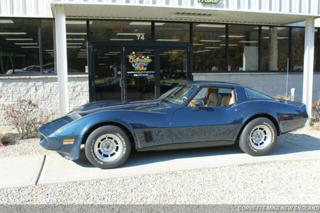 1981 Blue Chevrolet Corvette Coupe