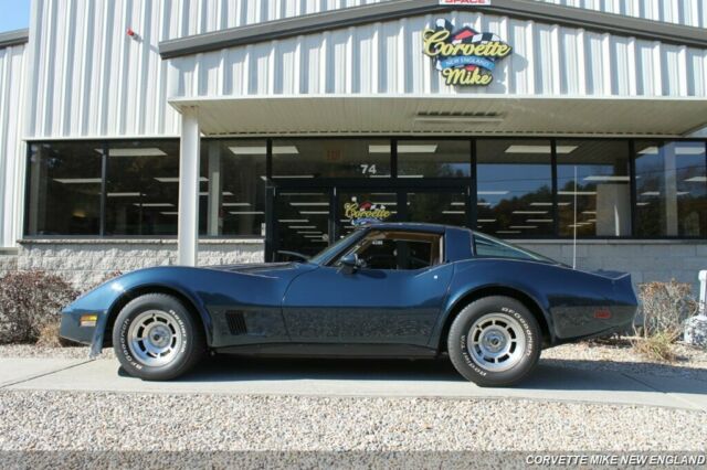 1981 Blue Chevrolet Corvette Coupe