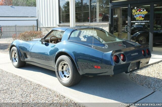 1981 Blue Chevrolet Corvette Coupe