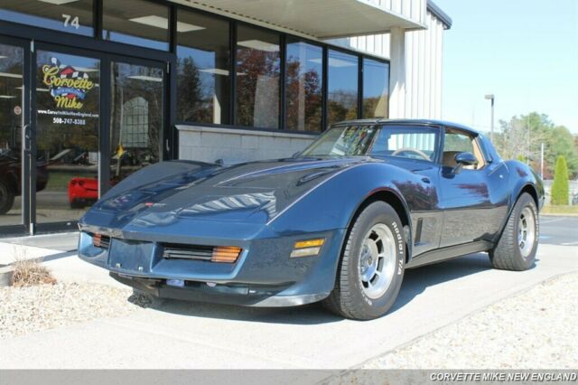 1981 Blue Chevrolet Corvette Coupe