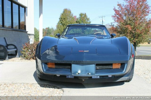 1981 Blue Chevrolet Corvette Coupe