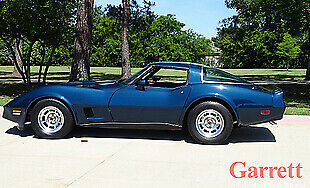 1981 Blue Chevrolet Corvette Coupe