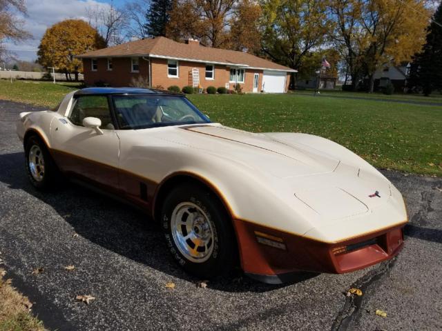 1981 Tan Chevrolet Corvette Coupe
