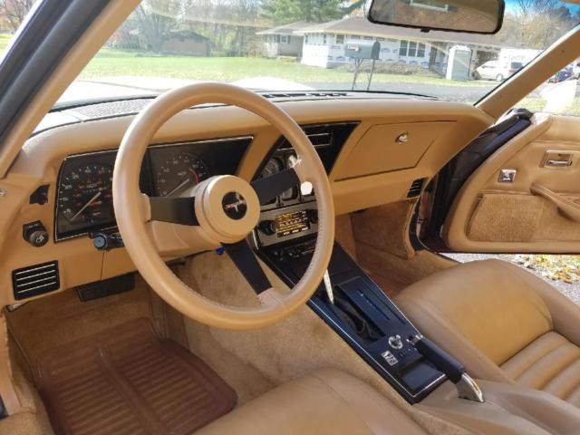 1981 Tan Chevrolet Corvette Coupe