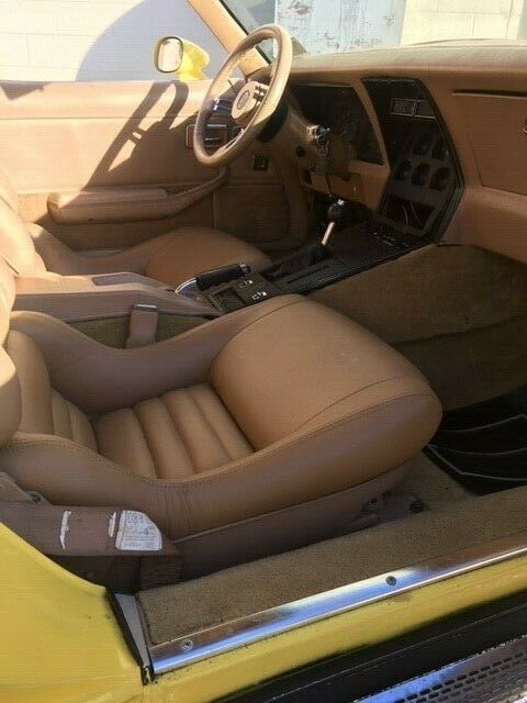 1981 yellow Chevrolet Corvette Coupe