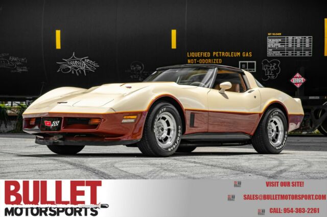 1981 Beige/Bronze Chevrolet Corvette Coupe