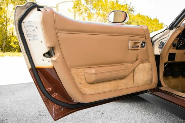 1981 Beige/Bronze Chevrolet Corvette Coupe