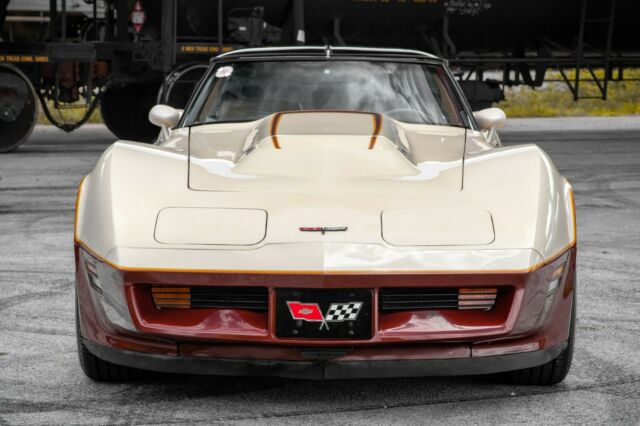 1981 Beige/Bronze Chevrolet Corvette Coupe