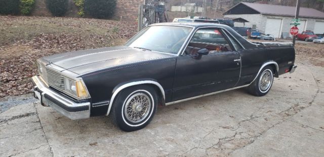 1981 Black Chevrolet El Camino