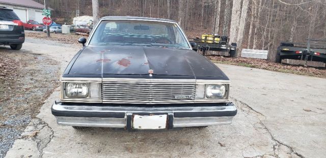 1981 Black Chevrolet El Camino