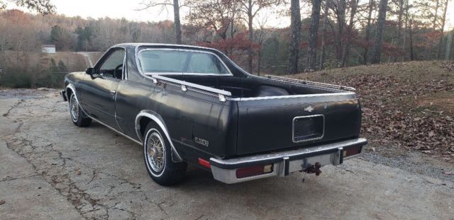 1981 Black Chevrolet El Camino