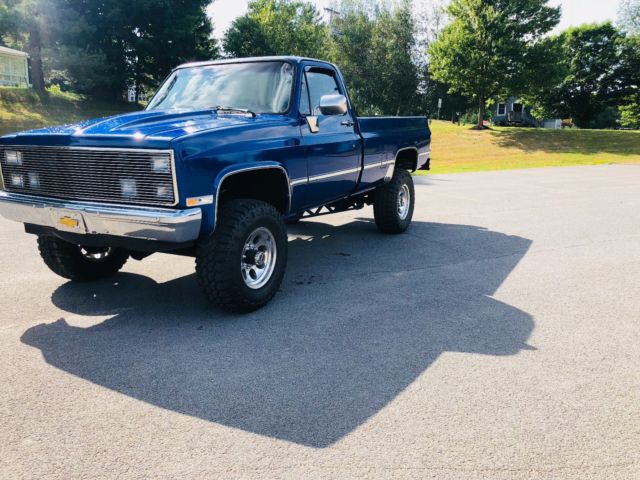 1981 FIJI BLUE PEARL Chevrolet K10 Pickup REGULAR CAB PICKUP