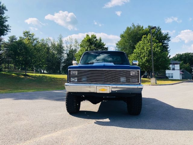 1981 FIJI BLUE PEARL Chevrolet K10 Pickup REGULAR CAB PICKUP