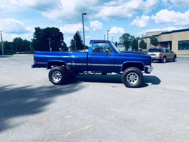 1981 FIJI BLUE PEARL Chevrolet K10 Pickup REGULAR CAB PICKUP