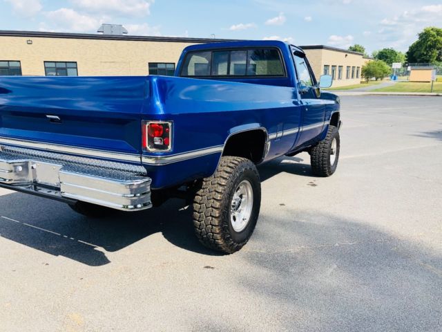 1981 FIJI BLUE PEARL Chevrolet K10 Pickup REGULAR CAB PICKUP