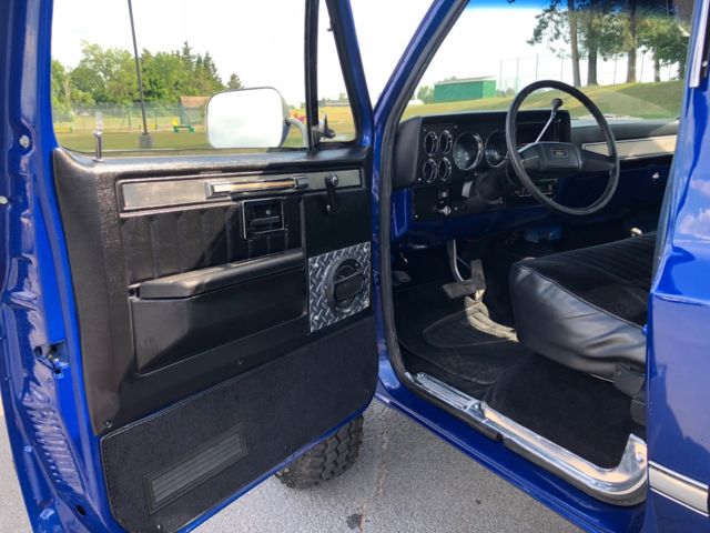 1981 FIJI BLUE PEARL Chevrolet K10 Pickup REGULAR CAB PICKUP