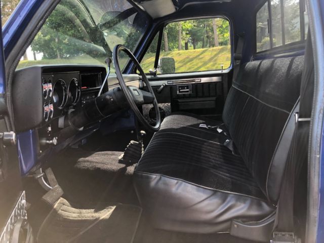 1981 FIJI BLUE PEARL Chevrolet K10 Pickup REGULAR CAB PICKUP