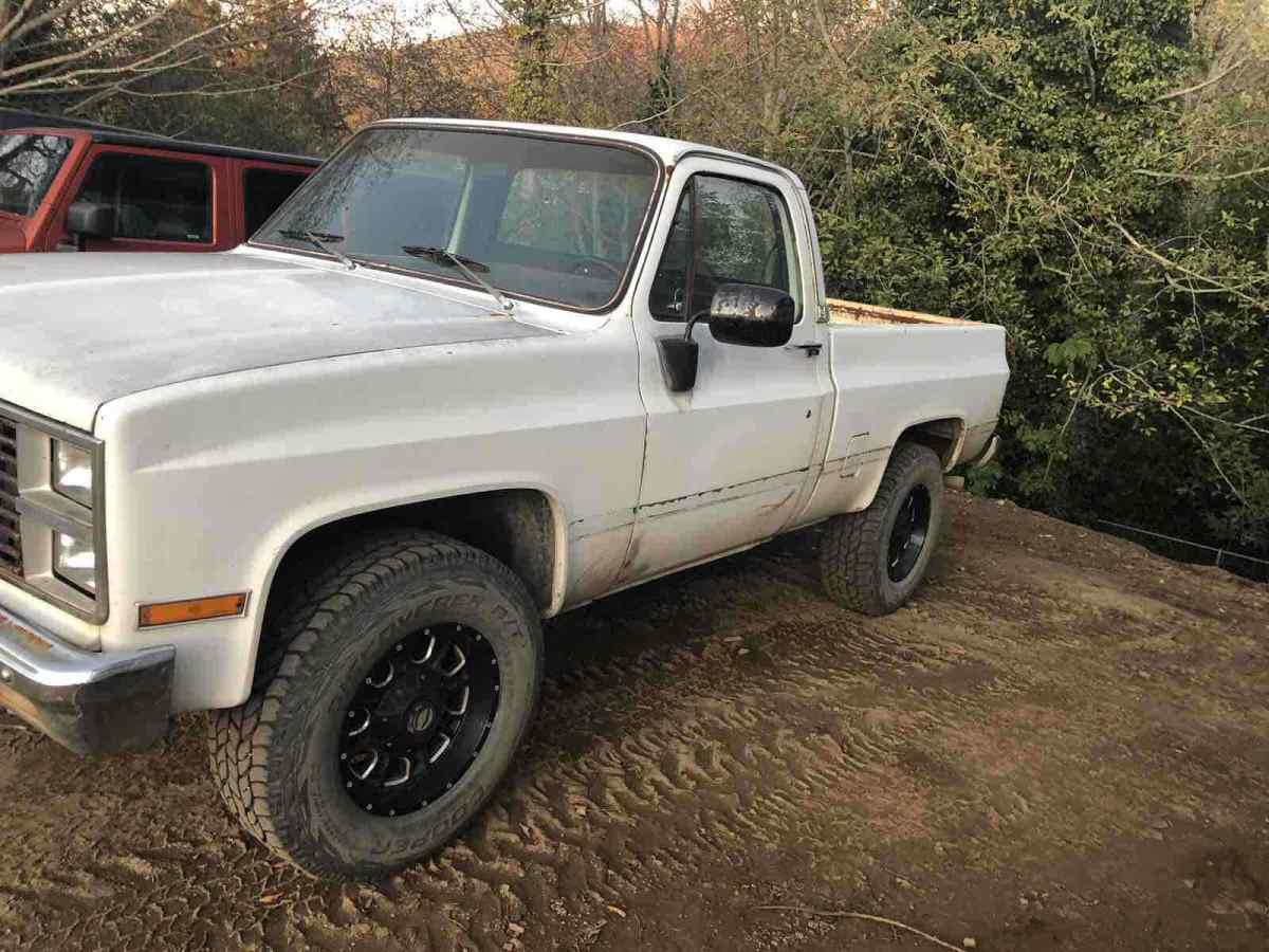 1981 White Chevrolet K20 Pickup