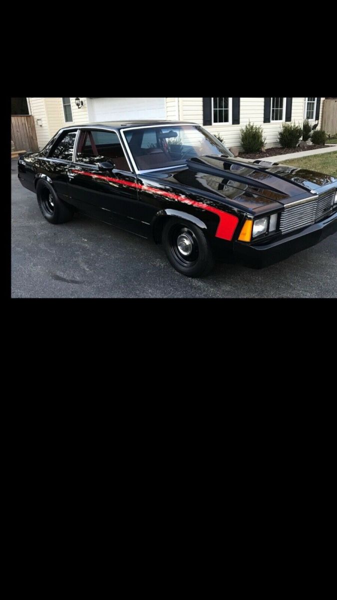1981 Black Chevrolet Malibu Coupe
