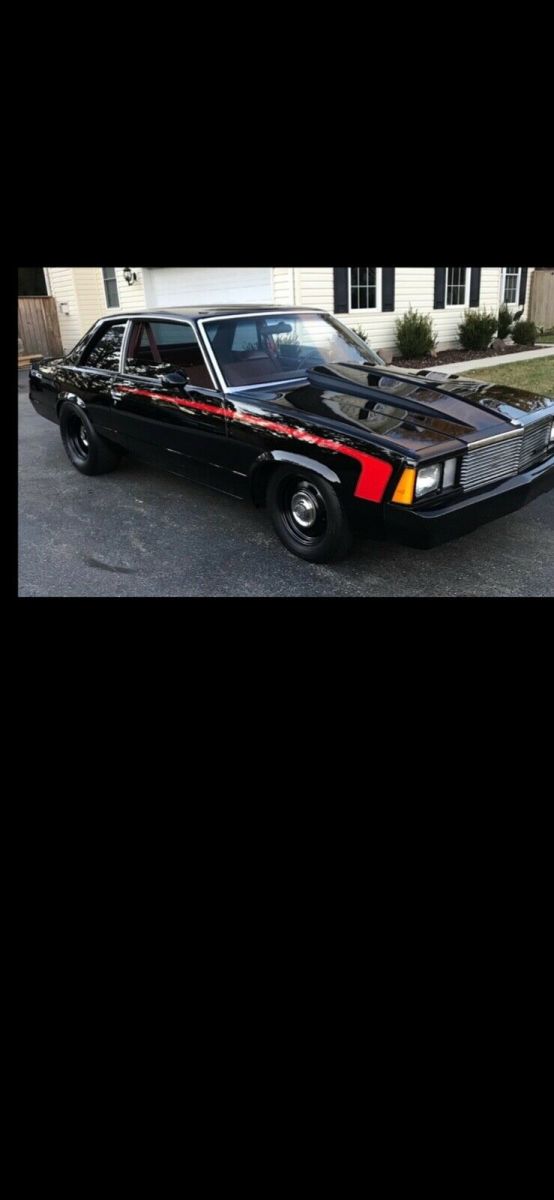 1981 Black Chevrolet Malibu Coupe