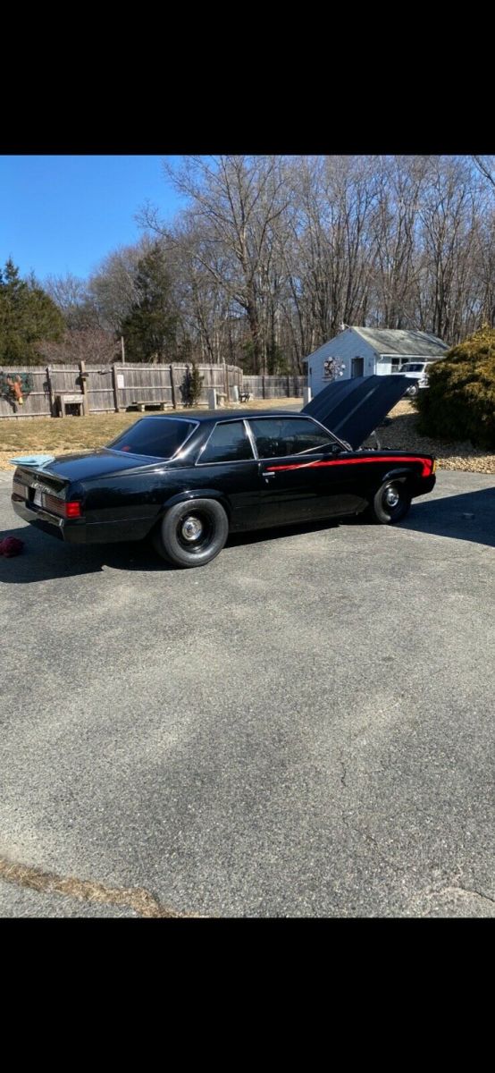 1981 Black Chevrolet Malibu Coupe