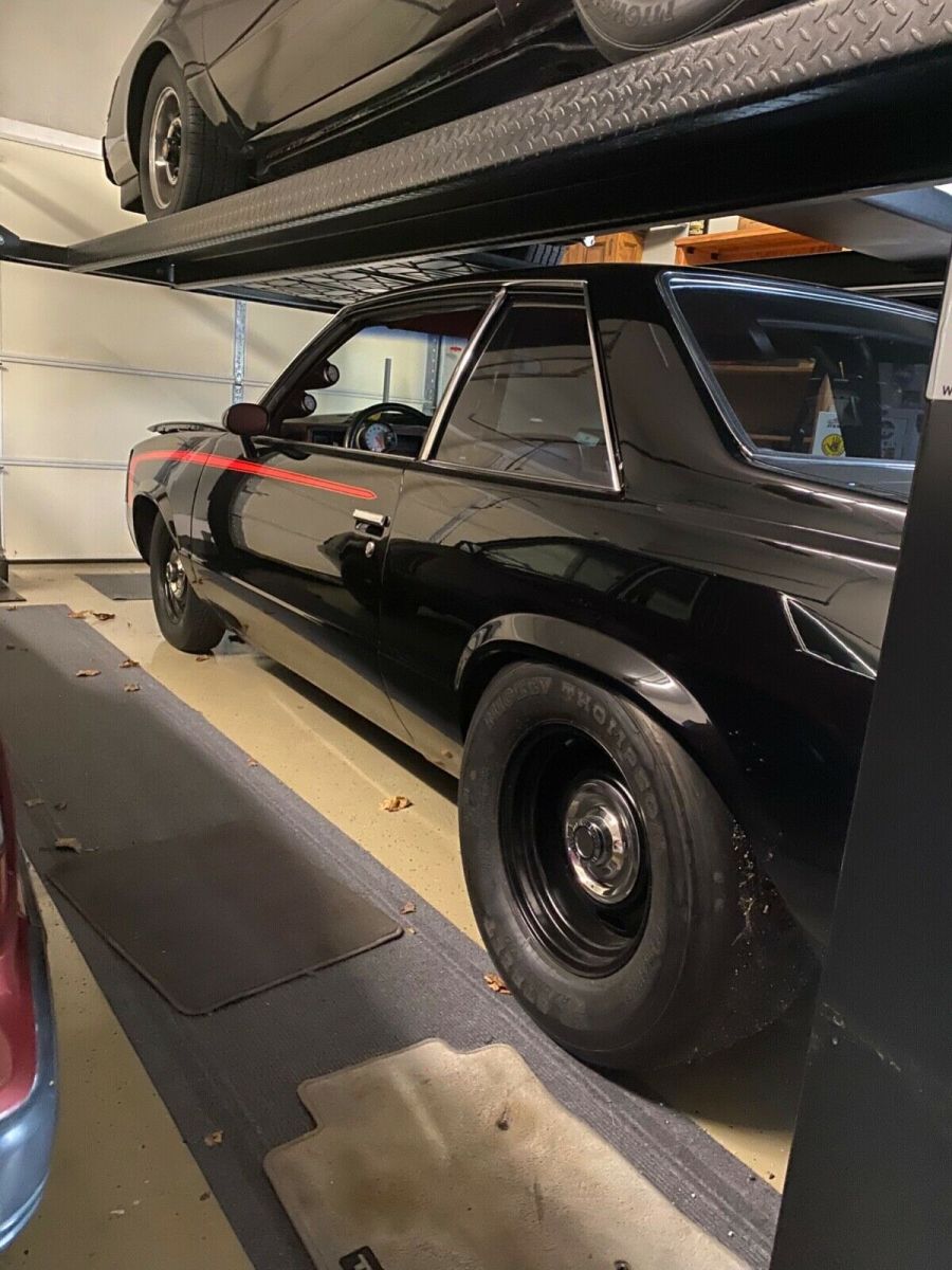 1981 Black Chevrolet Malibu Coupe