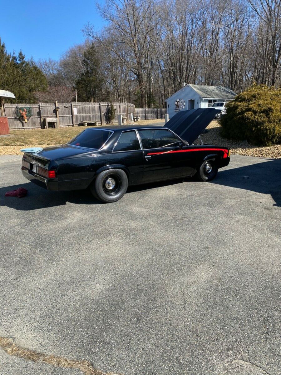 1981 Black Chevrolet Malibu Coupe