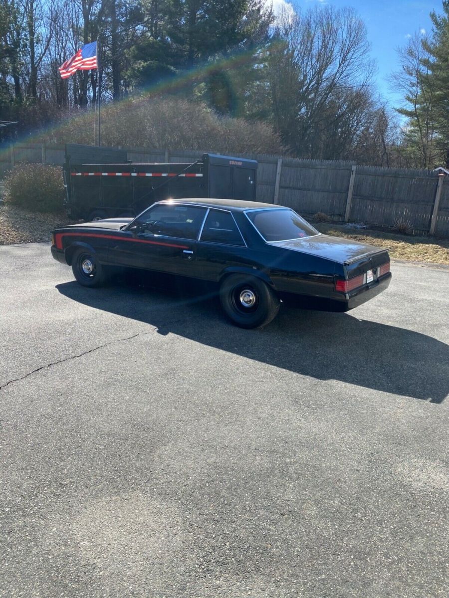 1981 Black Chevrolet Malibu Coupe