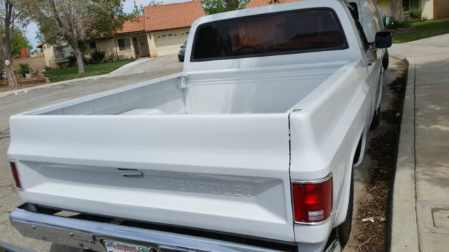 1981 White Chevrolet C-10 Short Bed