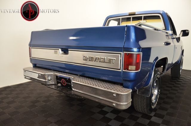 1981 Blue Chevrolet Silverado 1500 --