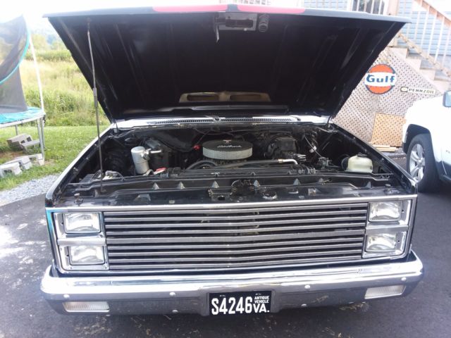1981 Black Chevrolet Other Pickups Standard Cab Pickup