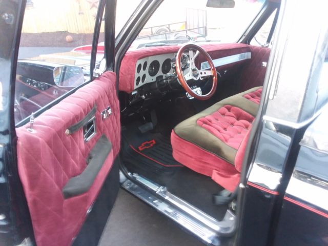 1981 Black Chevrolet Other Pickups Standard Cab Pickup