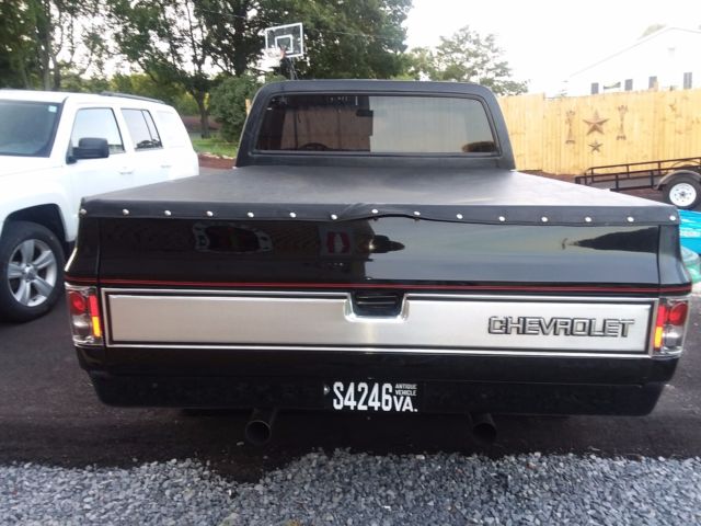 1981 Black Chevrolet Other Pickups Standard Cab Pickup