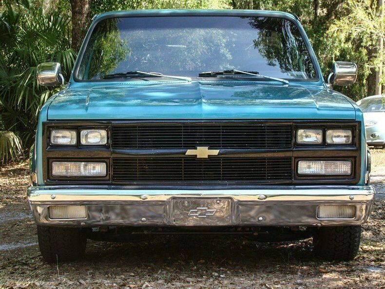 1981 Turquoise Chevrolet Silverado 1500 REG CAB