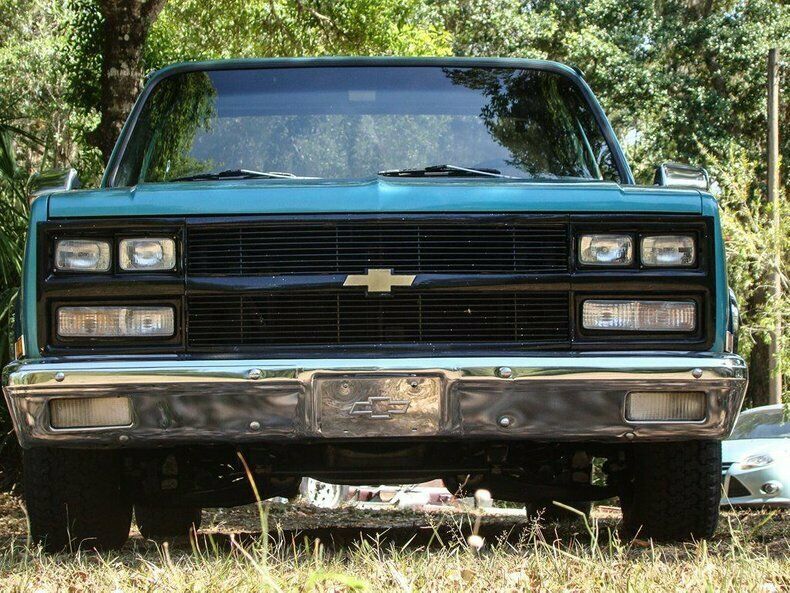1981 Turquoise Chevrolet Silverado 1500 REG CAB