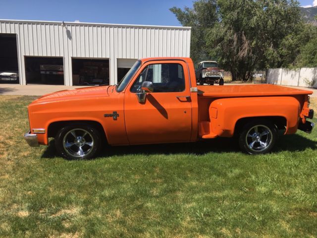 1981 Orange Chevrolet C-10 Standard Cab Pickup