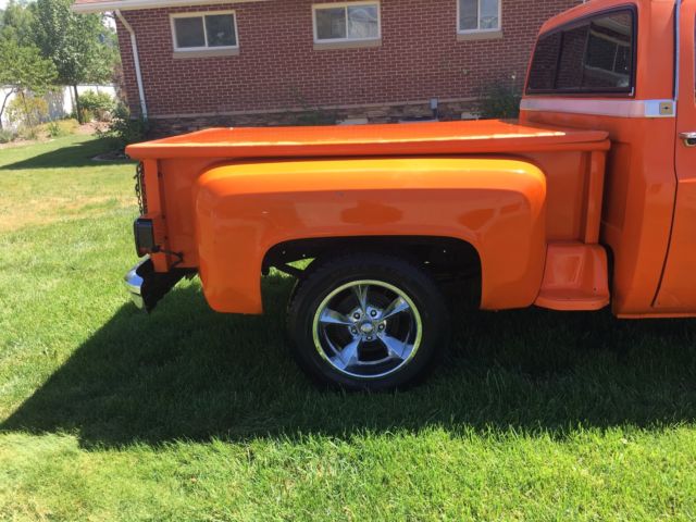 1981 Orange Chevrolet C-10 Standard Cab Pickup