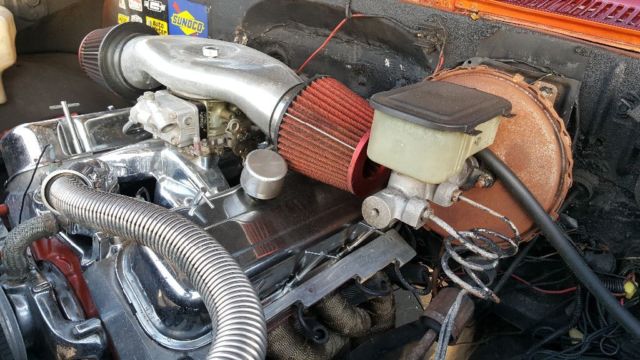 1981 Orange/Black Chevrolet C-10 Cab & Chassis