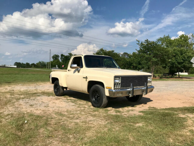 1981 Cream Chevrolet C-10 Standard Cab Pickup