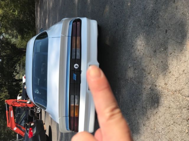 1981 White Chevrolet Camaro
