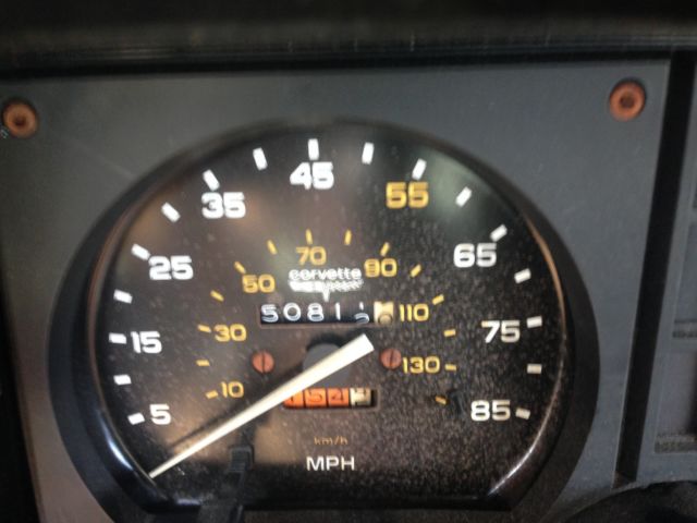 1981 Blue Chevrolet Corvette Convertible