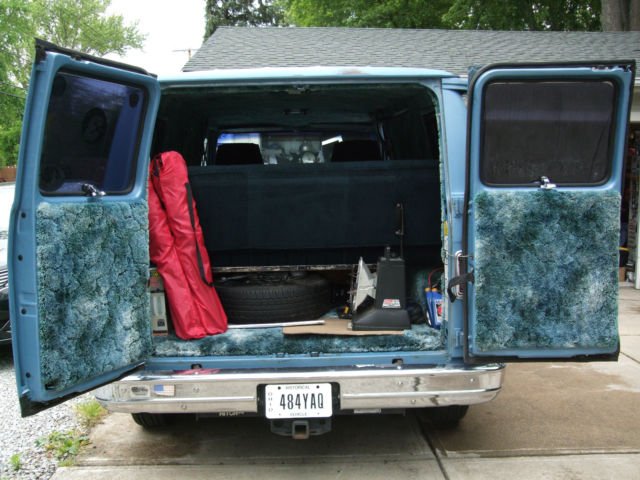 1981 Blue Chevrolet G20 Van