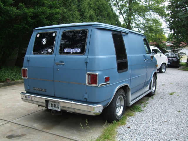 1981 Blue Chevrolet G20 Van