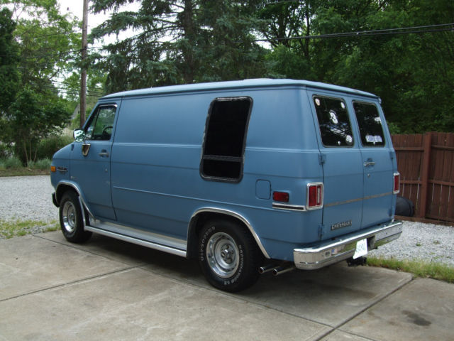 1981 Blue Chevrolet G20 Van