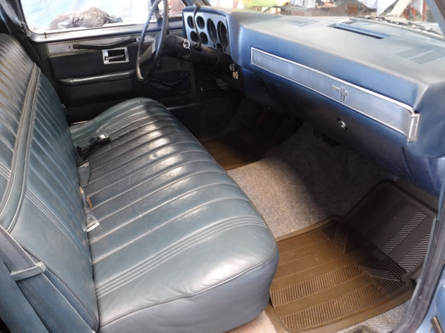 1981 Blue/Silver Chevrolet C/K Pickup 1500 Standard Cab Pickup