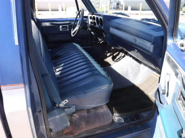 1981 Blue/Silver Chevrolet C/K Pickup 1500 Standard Cab Pickup
