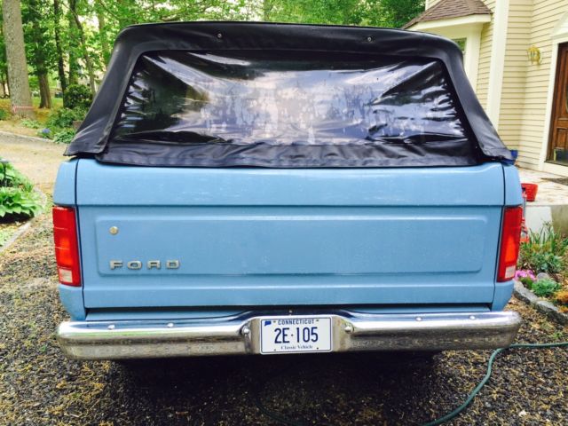 1981 Ford Bronco Convertible