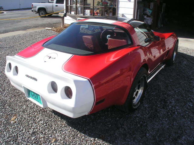 1981 Red Chevrolet Corvette