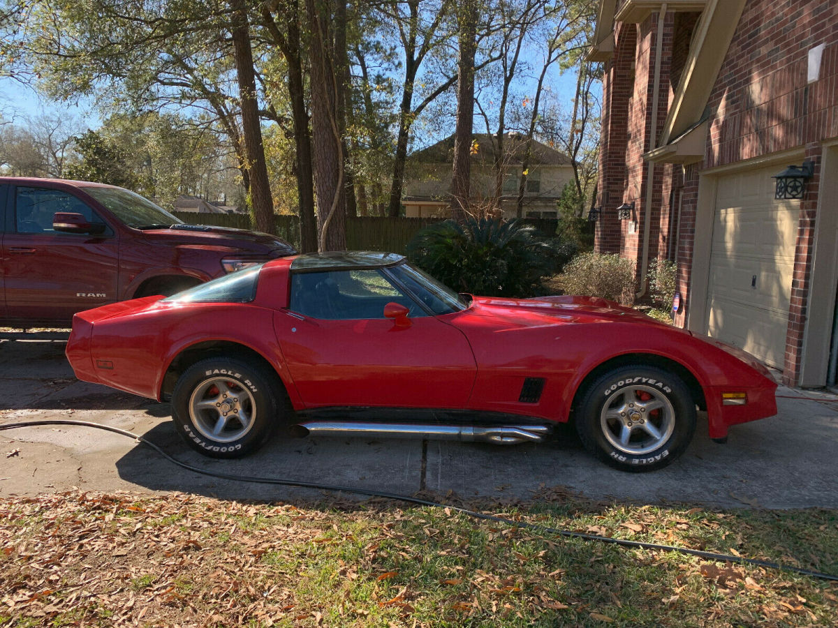 1981 Red Chevrolet Corvette